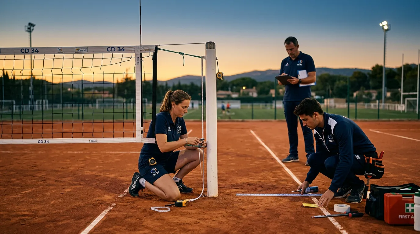 Équipe sur le terrain dans l'Hérault